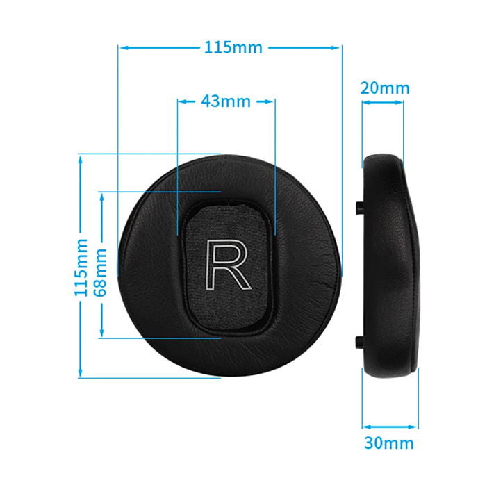 Eartips Sivga EarPads for Sendy Audio Peacock Black - img.1