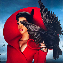 Vinyl Record Cardi B - Am I The Drama? (Violet, Amazon, Signed) - 2LP