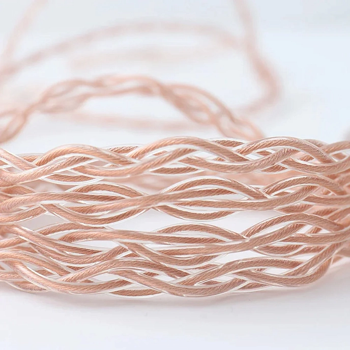 Cable MoonDrop Violet II Transparent 2pin - 2.5mm 1.2m - img.3