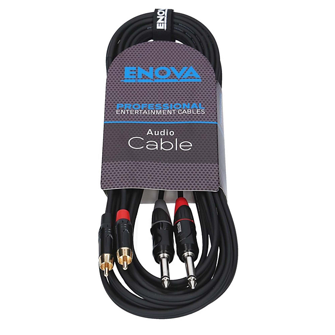 Cable ENOVA EC-A3-CLMPLM-7 Black 2x6.3мм - 2RCA(m) 7m - img.0