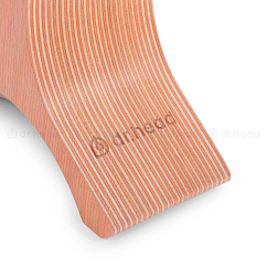 Headphone stand Dr.Head Under Wood Snowstorm 1 Natural Orange