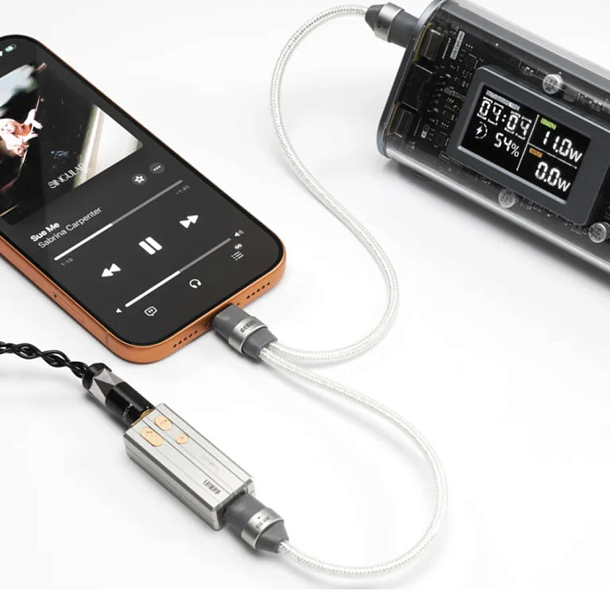 Cable ddHiFi TC05M3 Silver USB-C - 2xUSB-C - img.2