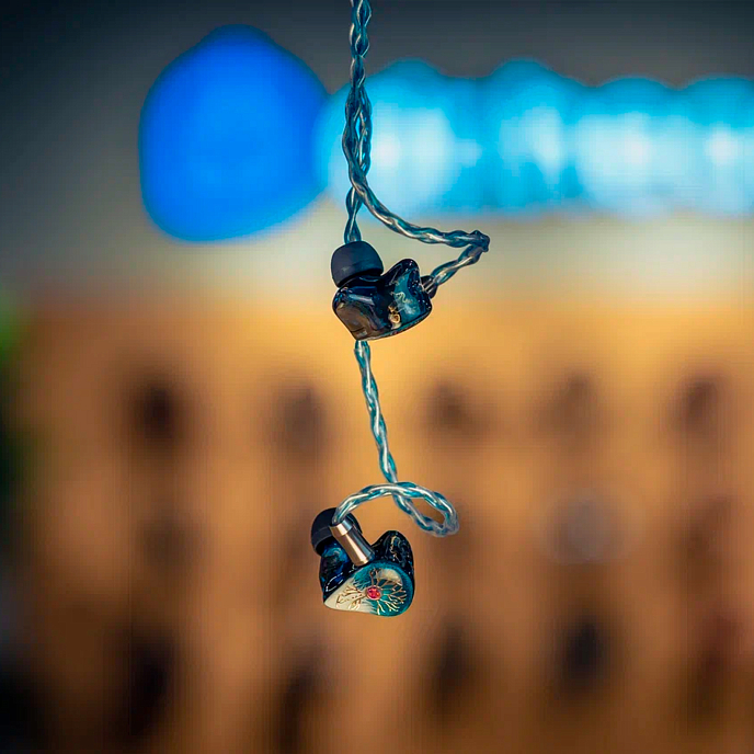 IEMs headphones Kinera Idun 2 Golden White Blue - img.3