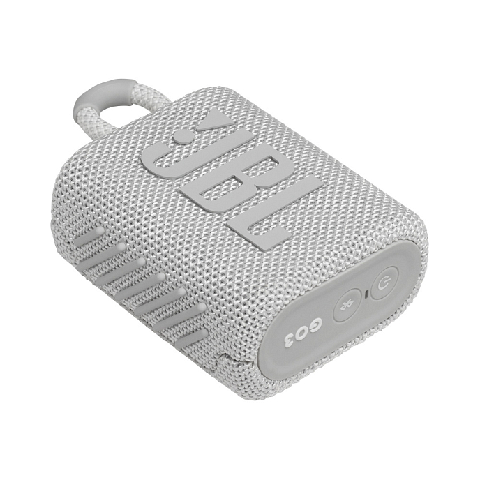 Portable speaker JBL Go 3 White - img.7