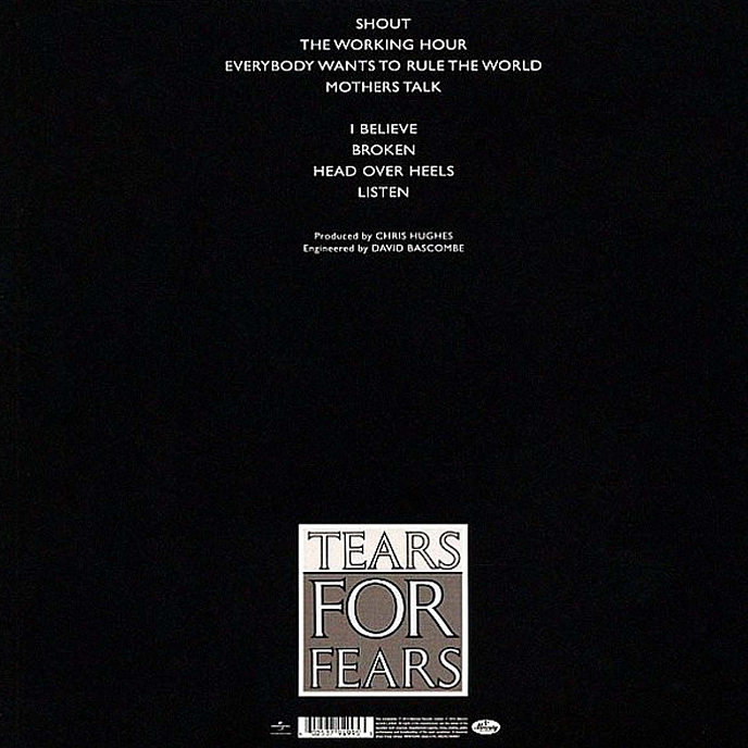 Vinyl Record Tears for Fears - Songs from the Big Chair (Japanese Print) - img.1