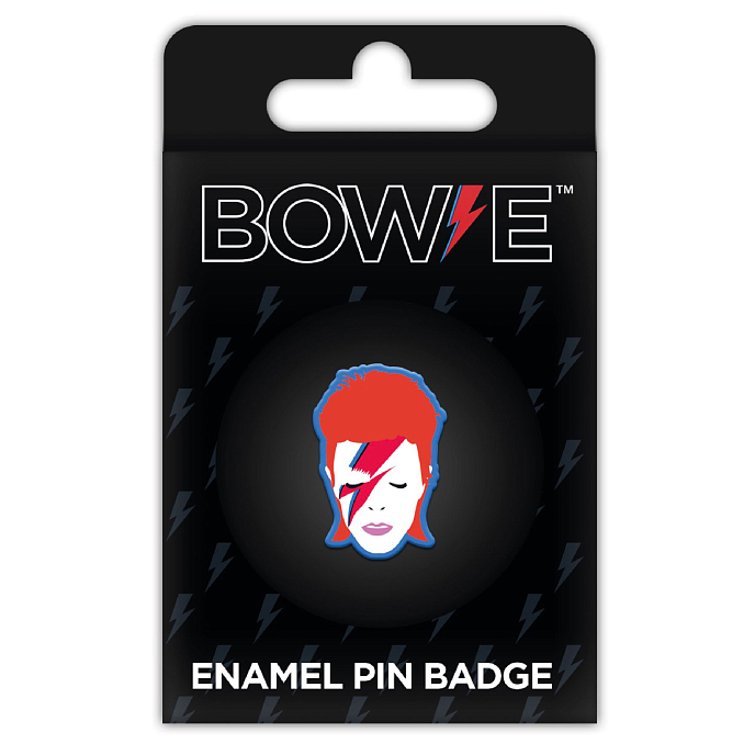 Souvenir Pyramid David Bowie (Aladdin Sane) Pin Badge - img.0