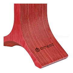 Headphone stand Dr.Head Under Wood Snowstorm 2 Light Ruby / Dark Ruby