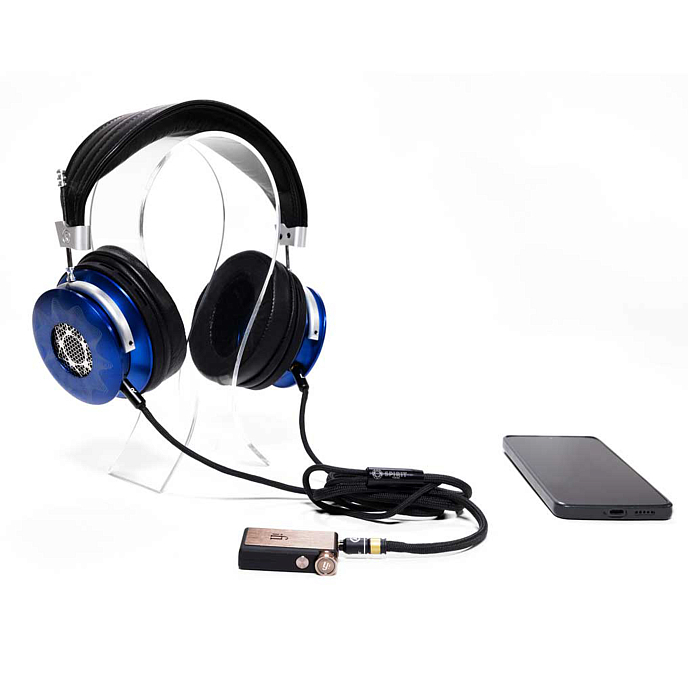 High End headphones Spirit Titano Wave Blue Black - img.5