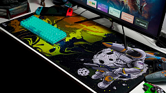 Mouse pad Maze ASTRO RCT-YB Yellow 2XL