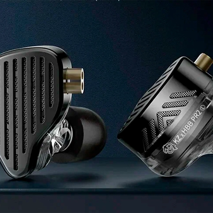 In-ear headphones KZ PR2 HBB with Mic Black - img.3