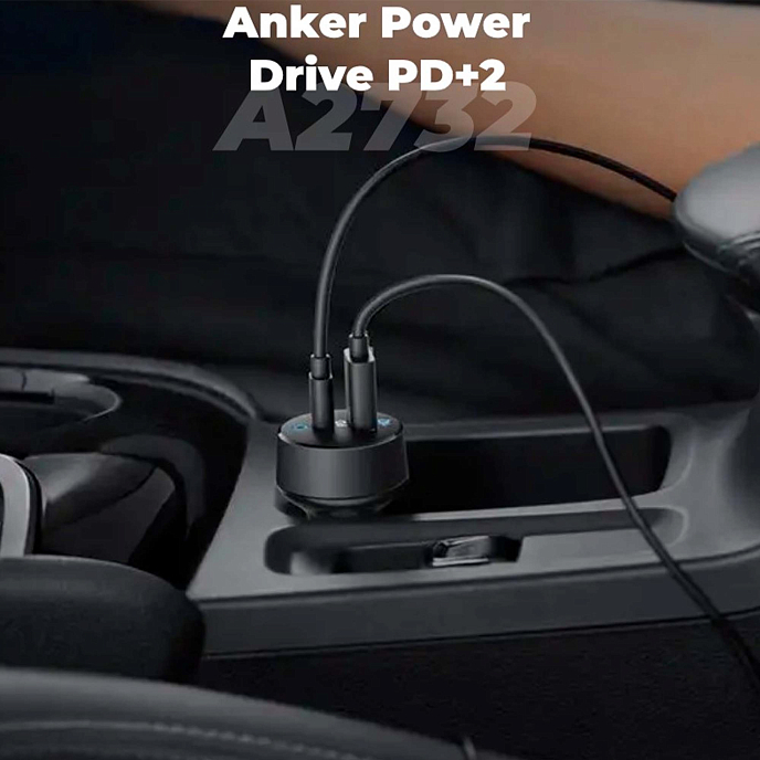 Battery charger Anker PowerDrive PD+2 B2B-UN (exc. CN, Europe) Iteration 1 Black/Gray - img.2
