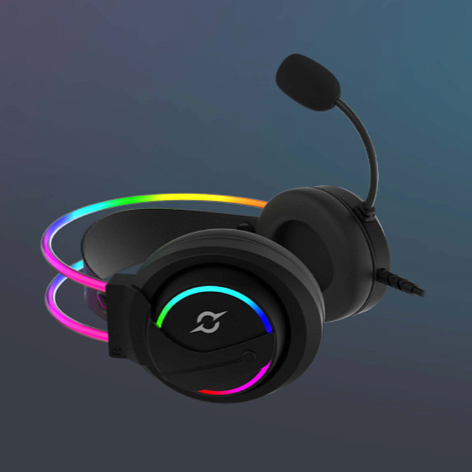 Gaming headset AQIRYS Cygnus 7.1 RGB USB Black - img.4