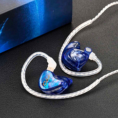 In-ear headphones Celest Wyvern Qing with Mic Blue