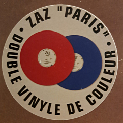 Vinyl Record Zaz - Paris (Red / Blue) - 2LP