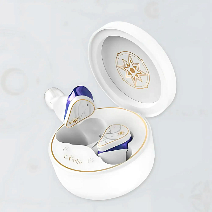 Wireless Headphones MoonDrop Robin White/Blue - img.3