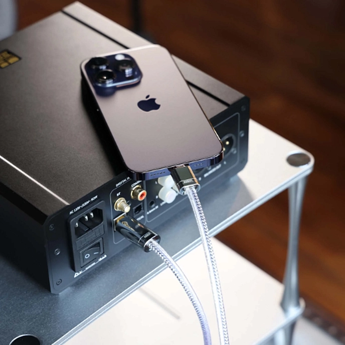 Cable ddHiFi TC09BL Lightning - USB-B 0.5m - img.1