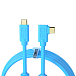 Cable DJTT Chroma Cables USB-C - USB-C Angled Blue 1m - img.0 Cable DJTT Chroma Cables USB-C - USB-C Angled Blue 1m - img.0