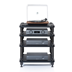 Hi-Fi Stand NorStone Como 2 Leather Black