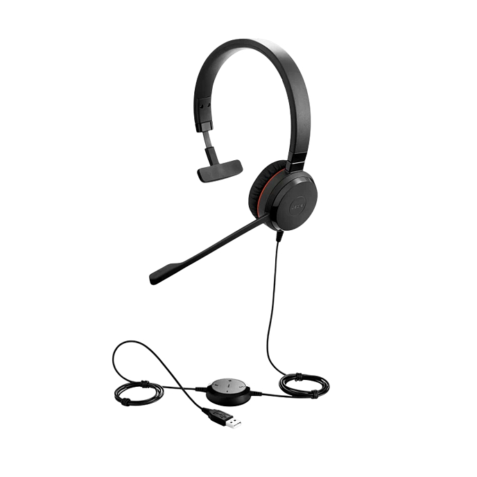 Call Center Headset Jabra Evolve 20 SE Mono UC Black - img.2
