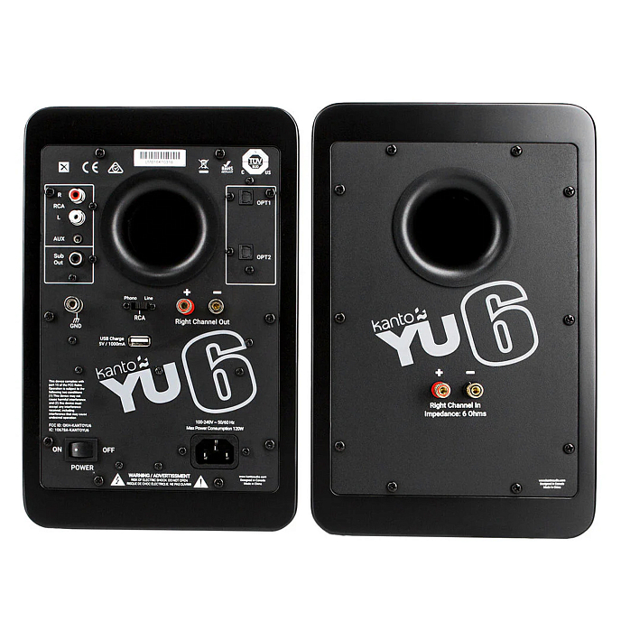 Bookshelf speakers Kanto YU6 Matte Black - img.4