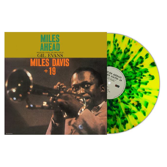 Vinyl Record Miles Davis + 19, Gil Evans – Miles Ahead (Yellow/Green Splatter) LP - img.1