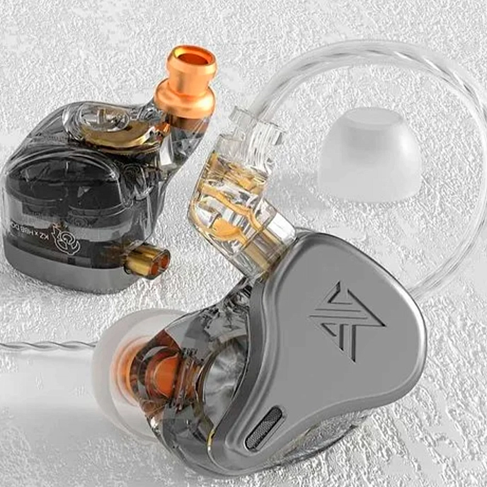 In-ear headphones KZ DQ6S with Mic Black - img.3