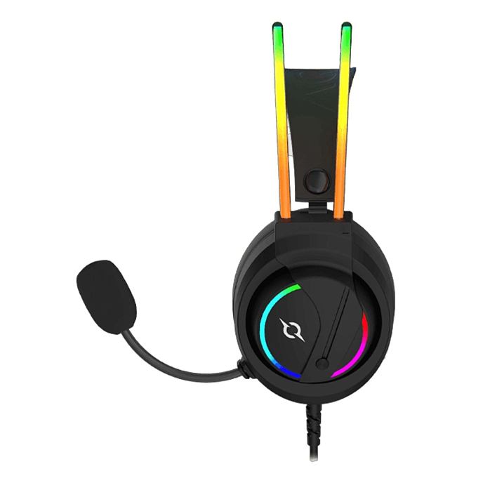 Gaming headset AQIRYS Cygnus 7.1 RGB USB Black - img.1