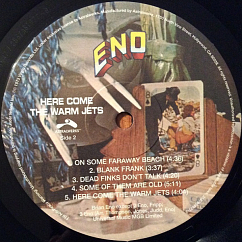 Vinyl Record Eno - Here Come The Warm Jets (140G/2017 Master) LP
