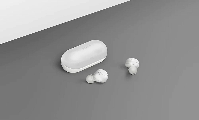 Wireless Headphones Sony WF-C500 White - img.4