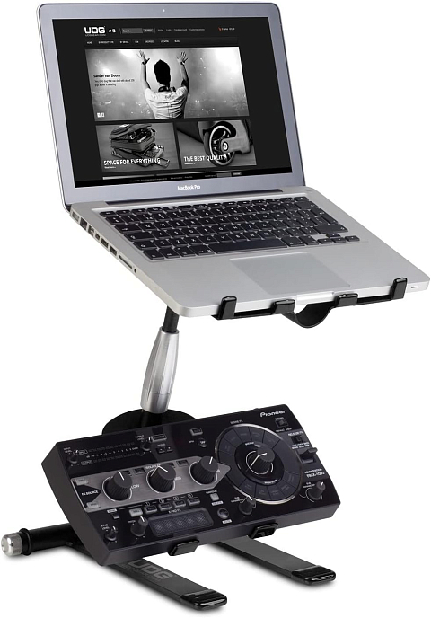 Laptop stand UDG Creator Laptop/Controller Stand Aluminium Black - img.2