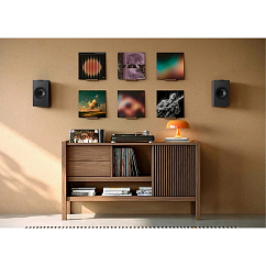 Speaker System KEF Q1 Meta Walnut + Eversolo Play + Loewe We. HEAR 1 Red (Bundle)