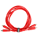 Cable UDG Ultimate Audio Cable Set 2RCA - 2RCA Straight 3m Red - img.0