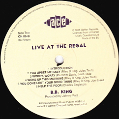 Vinyl Record B.B. King - Live At The Regal LP