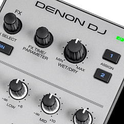 DJ controller Denon Prime GO+ Silver