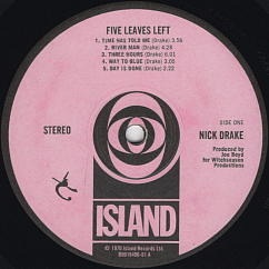 Vinyl Record Nick Drake - Five Leaves Left LP