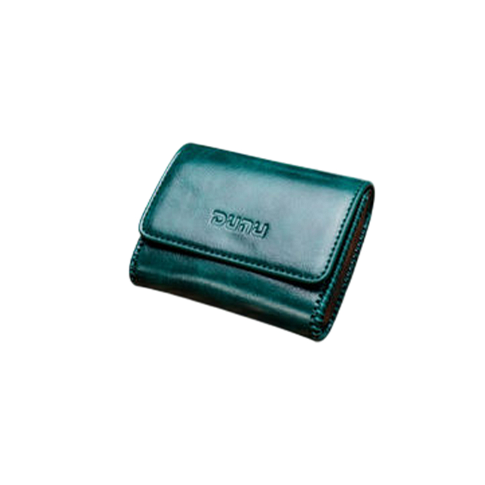 Headphone case DUNU Leather Carry Case Series Dark Green - img.0