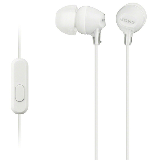 Headphones Sony MDR-EX15AP White - img.0