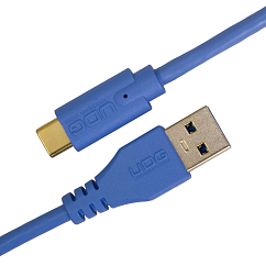 Cable UDG Ultimate Audio Cable USB-C - USB-A Straight 1.5m Blue