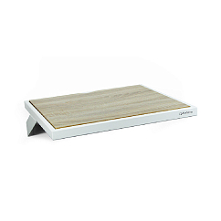 Turntable shelf NorStone Esse WS White/Oak