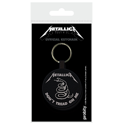 Souvenir Pyramid Metallica Dont Tread On Me (Woven Keychain) Black