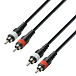 Cable Adam Hall K3TCC0300M Black 2RCA - 2RCA, 3m - img.0
