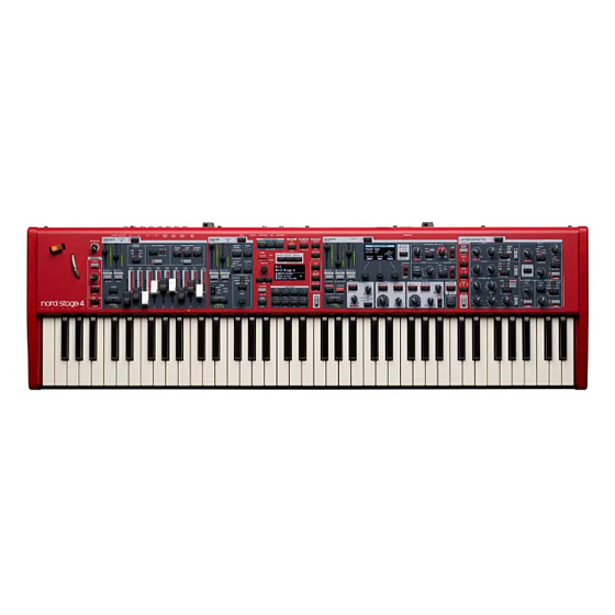 Synthesizer Clavia Nord Stage 4 Compact 73 Red - img.0