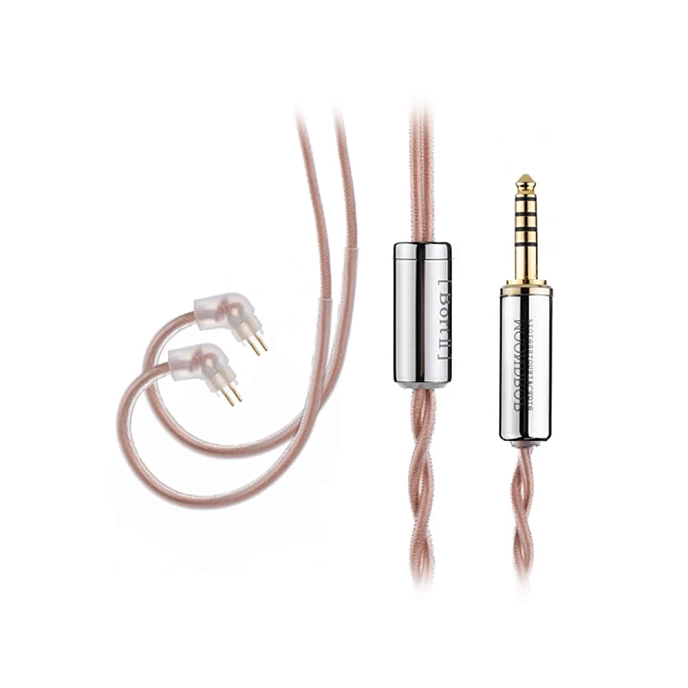 Cable MoonDrop Bort II Transparent 2pin - 4.4mm - img.0