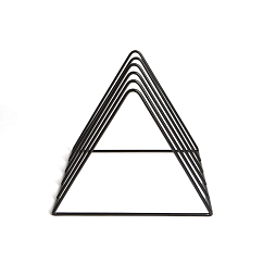 Vinyl record stand MJI Audio Vinyl Records Holder R25A Black