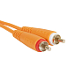 Cable UDG Ultimate Audio Cable Set 2RCA - 2RCA Straight 3m Orange - img.4 Cable UDG Ultimate Audio Cable Set 2RCA - 2RCA Straight 3m Orange - img.4