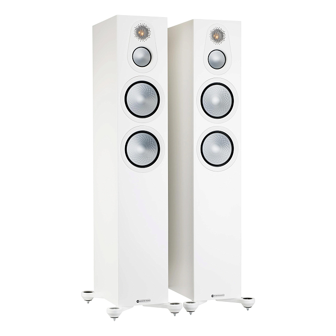 Floorstanding Speakers Monitor Audio Silver 300 7G Satin White - img.1