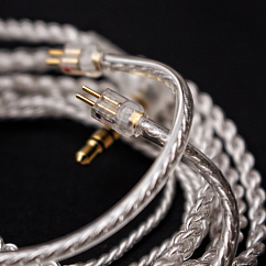 Cable FATfreq 2-Pin SPC Cables Silver