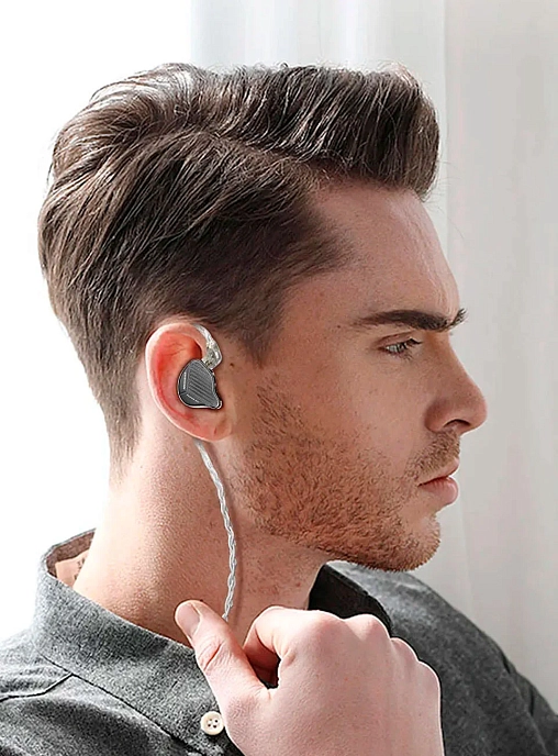 In-ear headphones KZ PR1 Pro with Mic Black - img.12