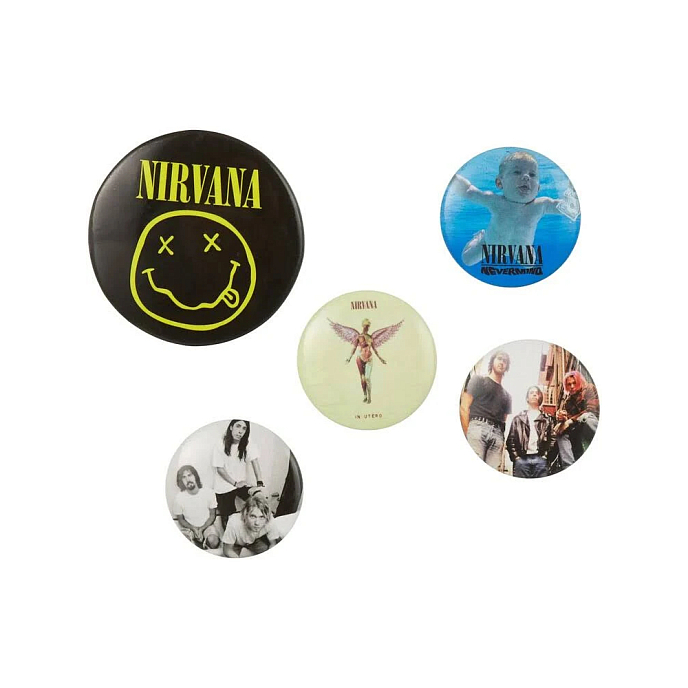 Souvenir Pyramid Nirvana (Iconic) Pin Badge Pack - img.1