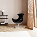 Listening Chair Bruunmunch Lobster Steel Base Basefully Upholstered Black / Black Vidar - img.8
